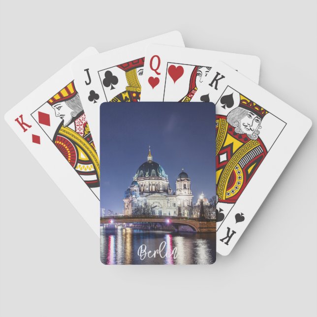 Berlin Cathedral in Berlin, Germany Playing Cards (Back)