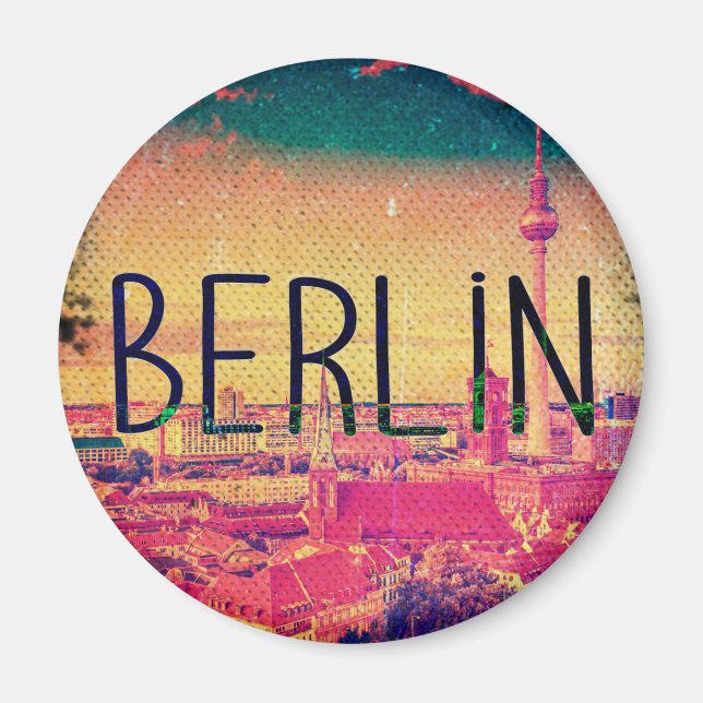 Berlin, circle magnet (Front)