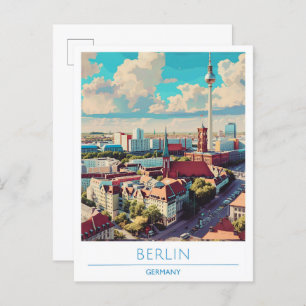 Berlin City Germany Travel  Postcard