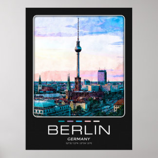 Berlin City Poster