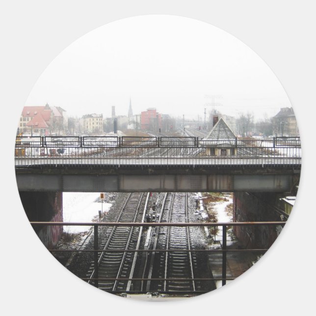 Berlin Classic Round Sticker (Front)