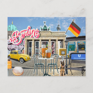 Berlin Collage Postcard