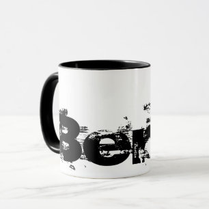 Berlin - Cool Black And White Style Mug