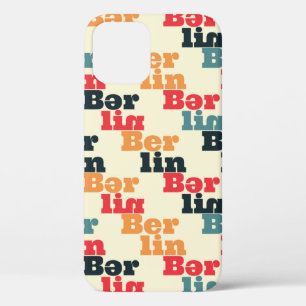Berlin creative pattern. iPhone 12 case