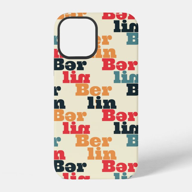 Berlin creative pattern. iPhone case (Back)