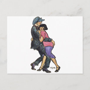 Berlin Dancers Early 1900's Postcard