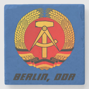 Berlin, DDR - Deutsche Demokratische Republik Stone Coaster