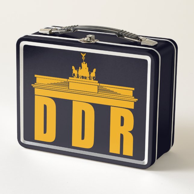 BERLIN DDR Metal Lunch Box (Front)