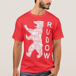 Berlin Design  Berlin Bear  I Love Rudow Premium  T-Shirt