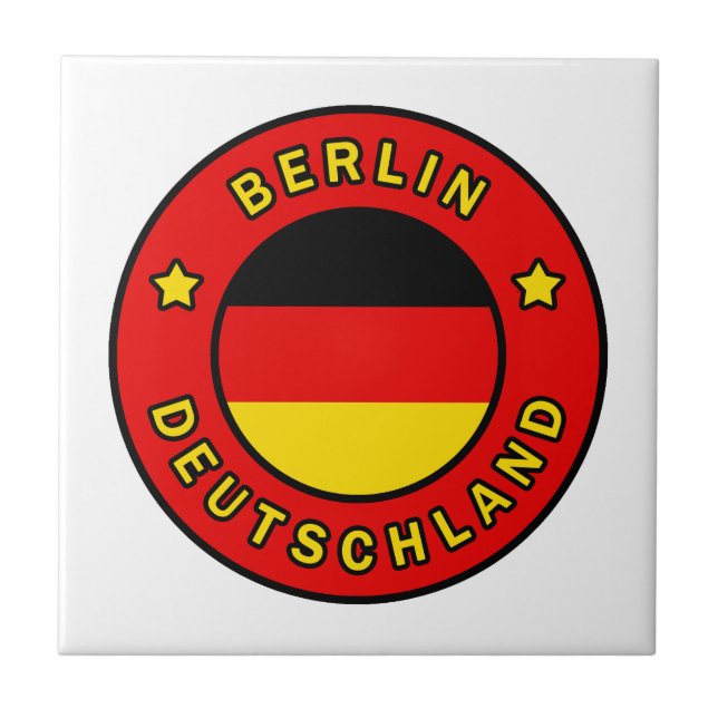 Berlin Deutschland Ceramic Tile (Front)