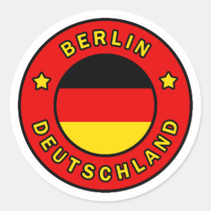 Berlin Deutschland Classic Round Sticker