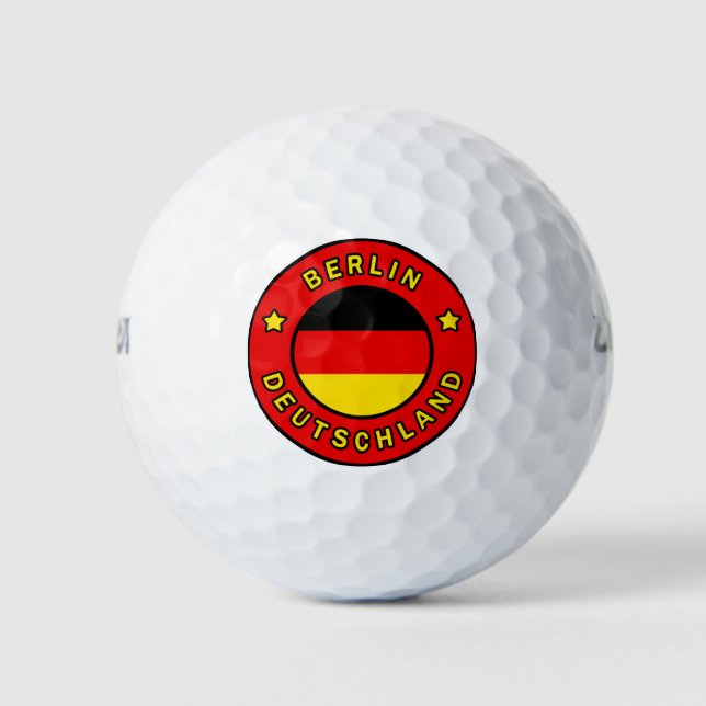 Berlin Deutschland Golf Balls (Front)