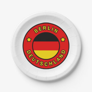 Berlin Deutschland Paper Plate