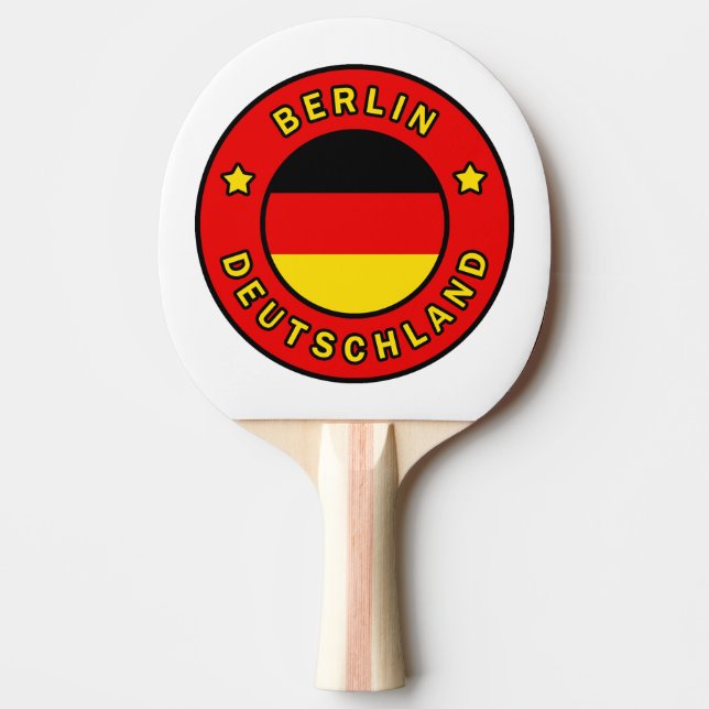 Berlin Deutschland Ping Pong Paddle (Front)