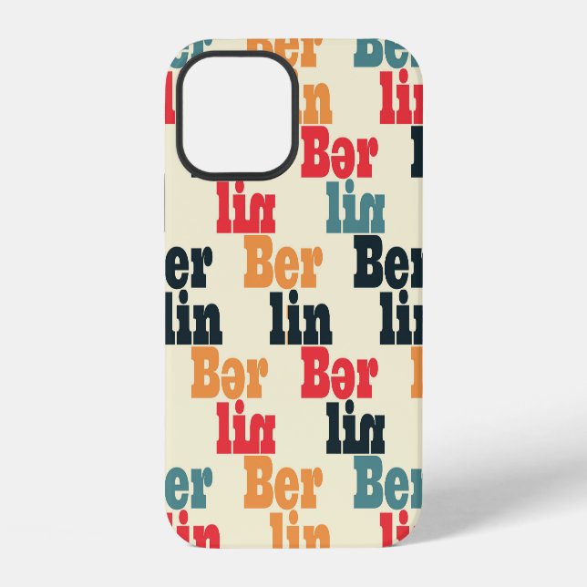 Berlin Digital Creative, Print Pattern. iPhone Case (Back)