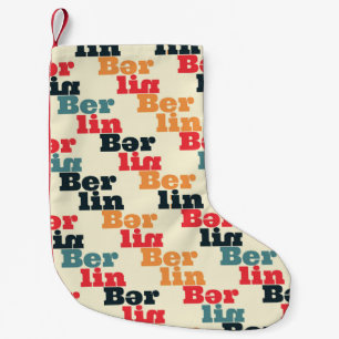 Berlin Digital Creative, Print Pattern. Small Christmas Stocking
