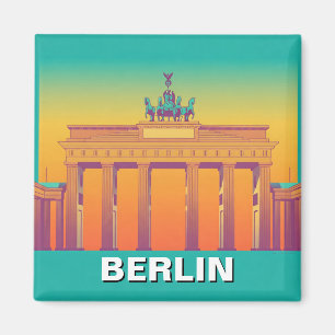 Berlin Germany Brandenburg Gate abstract Travel Magnet
