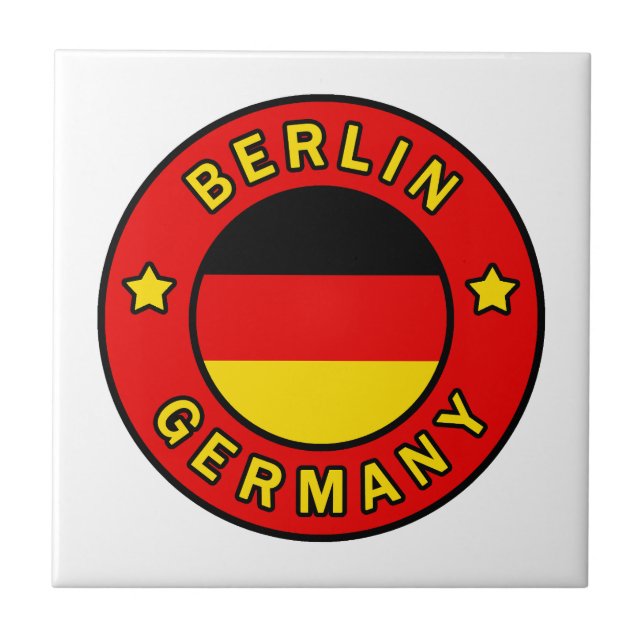 Berlin Germany Ceramic Tile (Front)