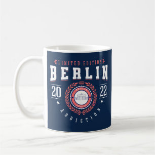 Berlin Germany City Traveller Sports Style Navy Coffee Mug