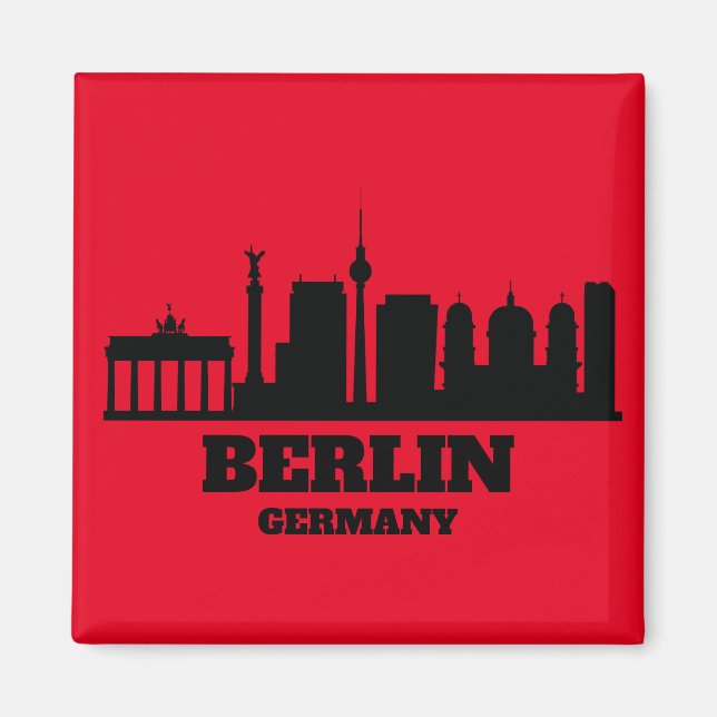 Berlin Germany Cityscape Landmark Magnet (Front)