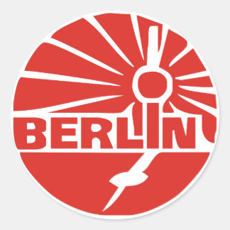 Berlin Germany Classic Round Sticker