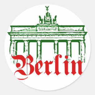Berlin Germany Classic Round Sticker