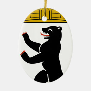 Berlin (Germany) Coat of Arms Ceramic Ornament