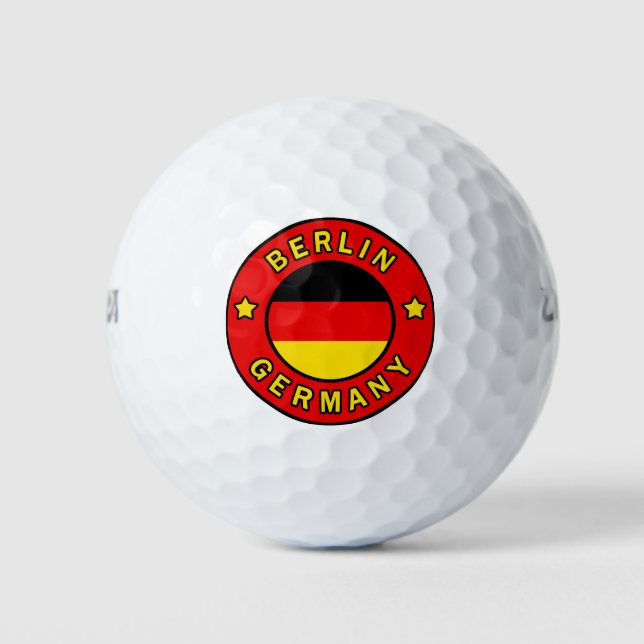 Berlin Germany Golf Balls (Front)