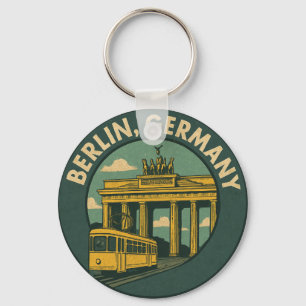 Berlin Germany Landmark Art Key Ring