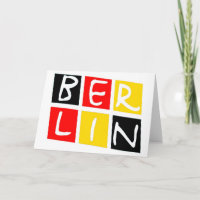 Berlin, Germany Logo in Squares
