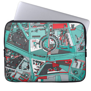 Berlin, Germany Map Laptop Sleeve