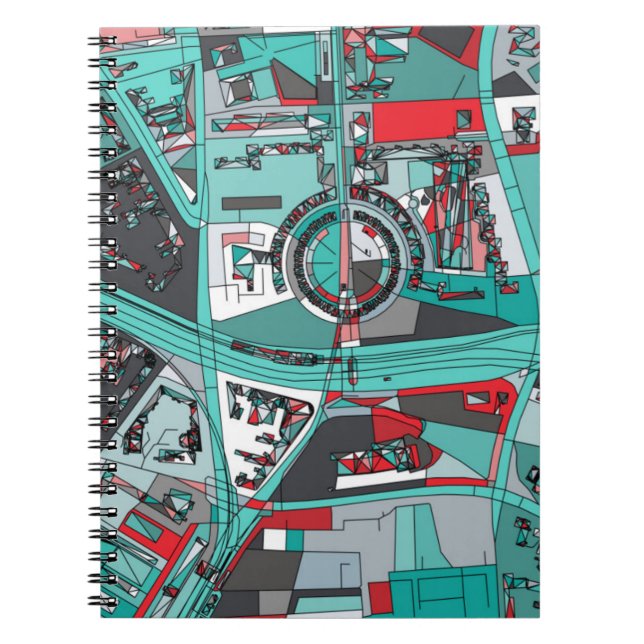 Berlin, Germany Map Notebook (Front)