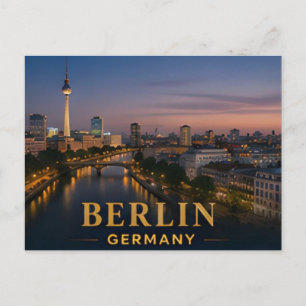 Berlin Germany Modern European Travel Destination Postcard