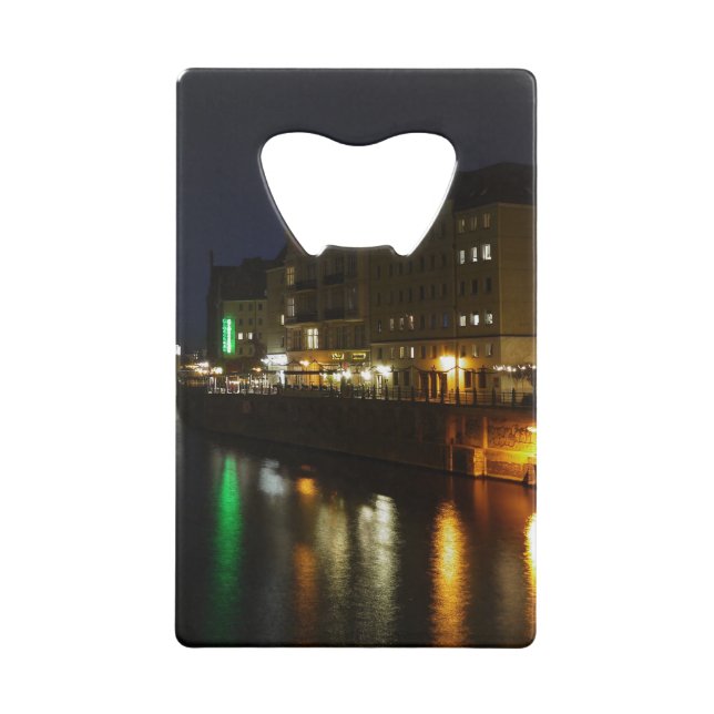 Berlin Germany Night Spree Deutschland Nacht (Back)