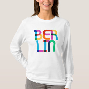 Berlin Germany Pop Art Letters T-Shirt