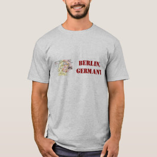 Berlin, Germany shirt with retro map.