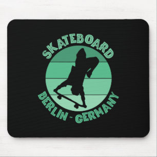 Berlin Germany Skateboarder Urn Skateboarding 1 Mouse Pad