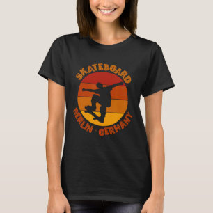 Berlin Germany Skateboarder Urn Skateboarding 2  T-Shirt