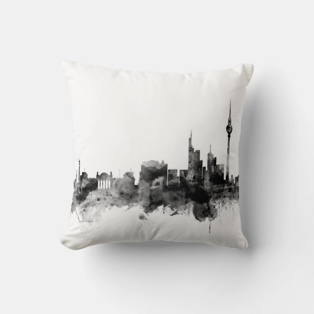 Berlin Germany Skyline Cushion (Front)