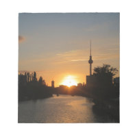 Berlin Germany Skyline Night Postcard Fernsehturm