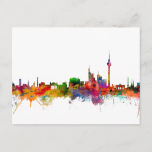 Berlin Germany Skyline Postcard