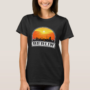 Berlin Germany Sunset Skyline T-Shirt