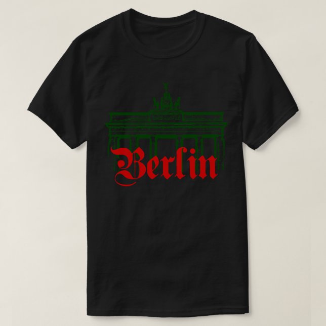 Berlin Germany Travel Brandenburg Gate Berlin Germ T-Shirt (Design Front)