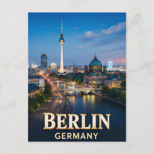 ✈️ Berlin Germany Travel Gift 🌆 Postcard
