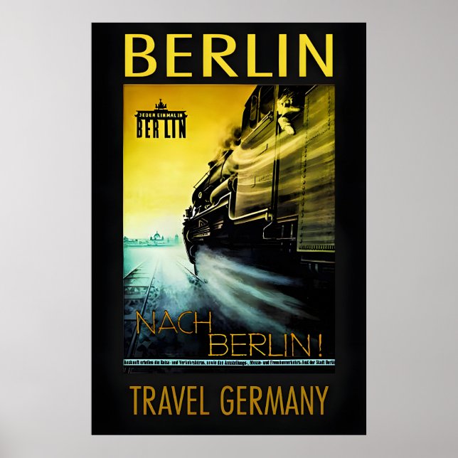 Berlin-Germany Travel Poster (Front)