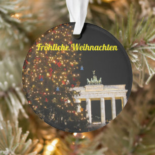Berlin Germany Trip Christmas Ornament