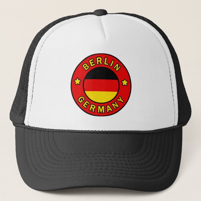 Berlin Germany Trucker Hat (Front)