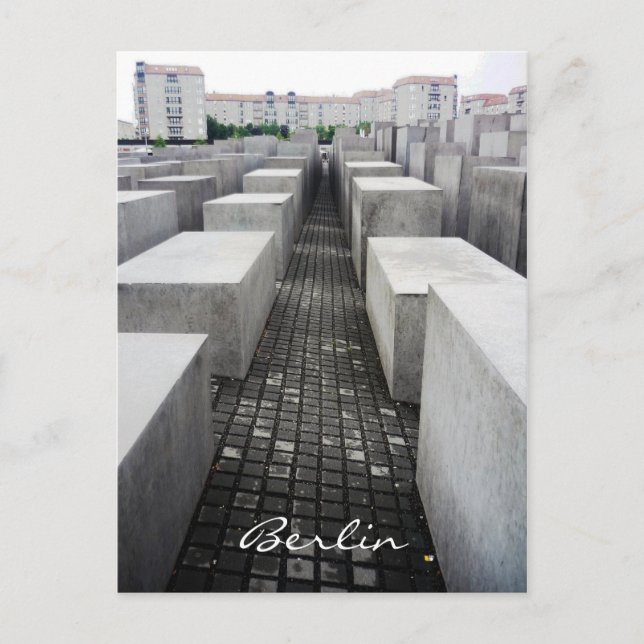 berlin holocaust memorial postcard (Front)