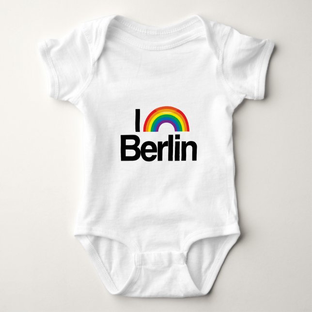 BERLIN - I LOVE PRIDE -.png Baby Bodysuit (Front)