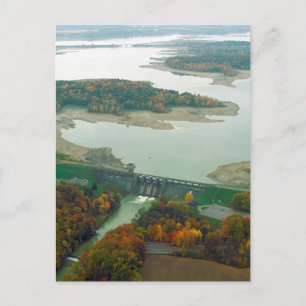 Berlin Lake and Dam 2 Postcard